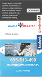 Mobile Screenshot of klima-master.pl